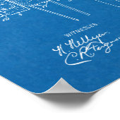 1898チェーンレスギアギア自転車特許プリント ポスター (角)