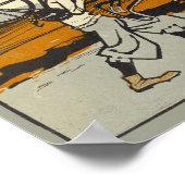 1898ヴィンテージサイクリングフェインガー広告アートポスター ポスター (角)