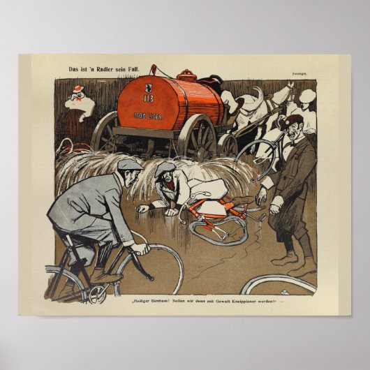 1898ヴィンテージサイクリングフェインガー広告アートポスター ポスター (正面)