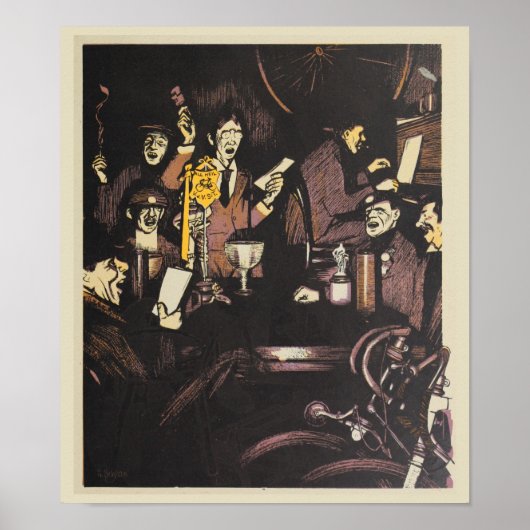 1898ヴィンテージポストレース広告アートポスター ポスター (正面)