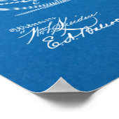 1898ヴィンテージ自転車車輪特許設計図 ポスター (角)