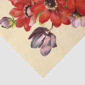 1898年のティッシュペーパーの旧式なWindflower 薄葉紙 (詳細)