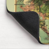 1898年ニカラグア公式地図 マウスパッド (コーナー)