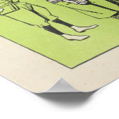 1898年ヴィンテージ自転車部レース広告アートポスター ポスター (角)