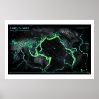 1898年以来の地震 ポスター