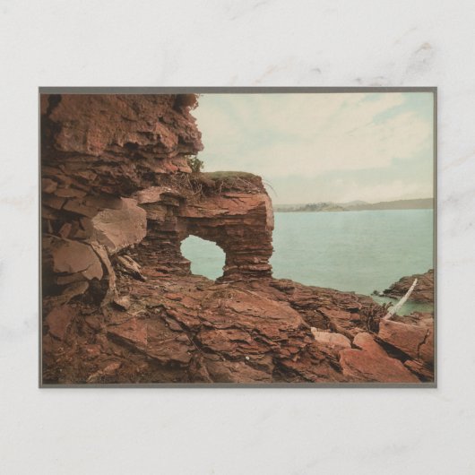 1898 Arch Rock, Presque Isle Park, Marquet, MI ポストカード (正面)