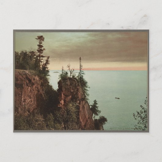 1898 Pulpit Rock, Preque Isle Park Marquet, MI ポストカード (正面)
