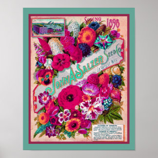 1898 Salzer Seed Company Catalog ポスター