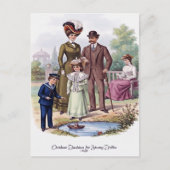 1898 Vintage Outdoor Fashion ポストカード (正面)