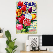 1899ジョンルイス子供園芸用フローラヴィンテージ ポスター (ホームオフィス)