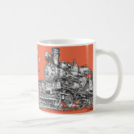1899ハイスラー蒸気機関 コーヒーマグカップ