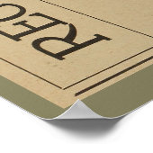 1899ヴィンテージサイクリングシートマガジン広告アートポスター ポスター (角)