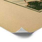 1899ヴィンテージサイクリングタイヤ雑誌広告アートポスター ポスター (角)