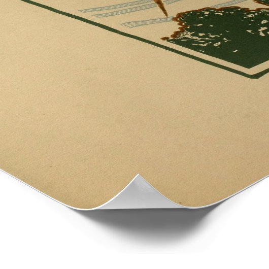 1899ヴィンテージサイクリングタイヤ雑誌広告アートポスター ポスター (角)