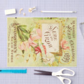 1899ヴィンテージシードフローラの分離 薄葉紙 (クラフト)