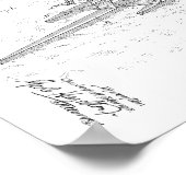 1899ヴィンテージ自転車船特許プリント ポスター (角)