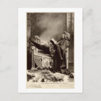 1899年にハムレットとしてサラ・ベルナール(1844-1923年)