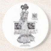 1899年のダブリンのシンプル及びかわいらしい通りの衣裳 コースター (正面)