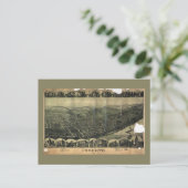 1899年のトルドー(Toronto)、オハイオ州の空中写真 ポストカード (スタンド正面)