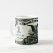 1899年の1つのドル米国の銀証券 コーヒーマグカップ (正面左)