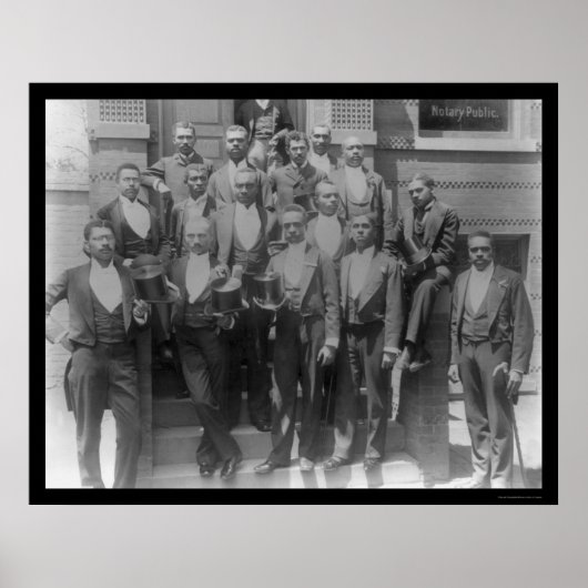 1899年ハワード大学法科卒業生 ポスター (正面)