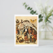 1899年ヴィンテージサーカス法ポスター ポストカード (スタンド正面)