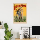 1899年 クラシック アール・ヌーヴォー フランス 自転車 ポスター (ホームオフィス)
