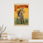 1899年 クラシック アール・ヌーヴォー フランス 自転車 ポスター (キッチン)