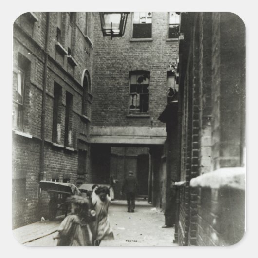 1899遊年、子供たちが眠っている スクエアシール (正面)