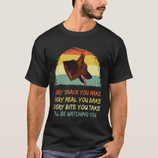 18 おやつを作る度に… あなたのことを監視しています G Tシャツ