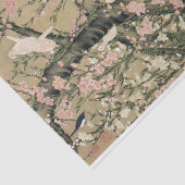 18.桃花小禽図、若冲桃の花と小鳥、若冲 薄葉紙 (詳細)