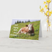 18**牛カードを回す頼の好み カード (黄色い花)