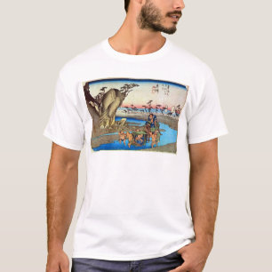 18.興津宿、広重興津宿、広重、浮世絵 Tシャツ