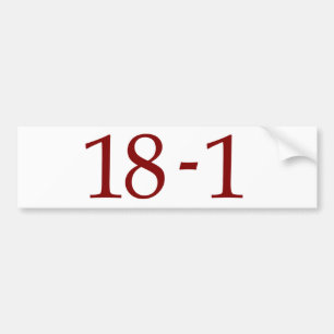 18-1年 バンパーステッカー