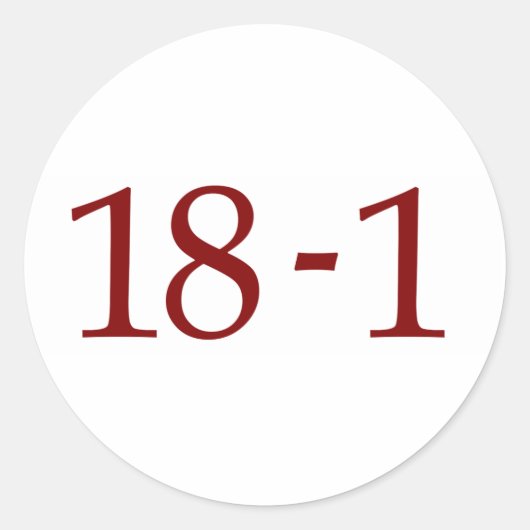 18-1 ラウンドシール (正面)