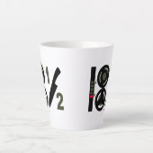 18 1/2ラテマグカップ カフェラテマグ (正面)