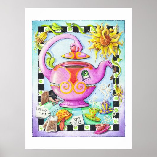 18"×24" ポスター - ティーパーティーが大好き (正面)