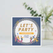 18 and's 感じ alive:誕生祝い 招待状 (スタンド正面)