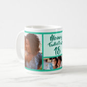 18 Mommy誕生日フォトコラージュでファンタスティック コーヒーマグカップ (正面左)