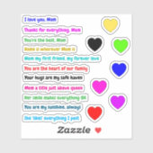 18 PCS - Love Message Stickers for Moms (引用文) シール (シート)