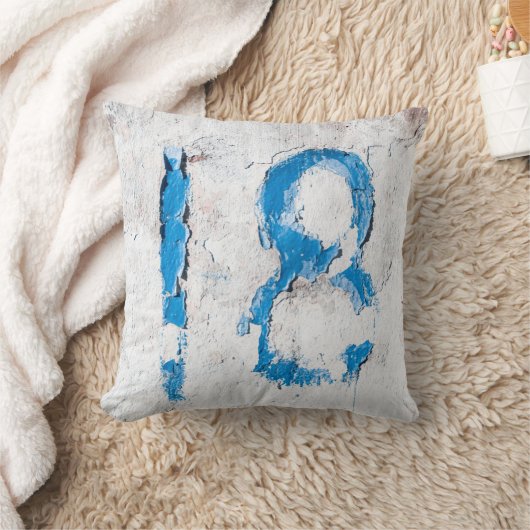 18 text on wall クッション (ブランケット)