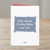 18 today追加フォトエイジ名red birthday カード