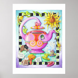 18"x24"アーカイブプリント – 茶パーティーに関する不機嫌 ポスター