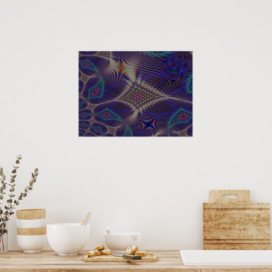 18 x 24干渉が発生 ポスター (キッチン)