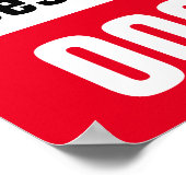 18" x 24"今雇用と説明紙ポスター ポスター (角)