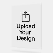 18" x 24" Acrylic Sign、デザインのアップロード アクリルサイン (傾斜)