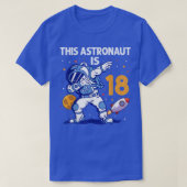 18 Year Old Astronaut Space Planet 18th Birthday T Tシャツ (デザイン正面)