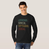 18 Years Old  Legend Since September 2004 18th Bir Tシャツ (正面フル)