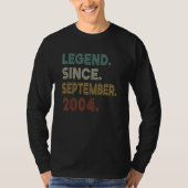18 Years Old  Legend Since September 2004 18th Bir Tシャツ (正面)