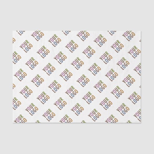 18lbティッシュペーパー(会社のロゴが少ない場合) 薄葉紙 (正面)